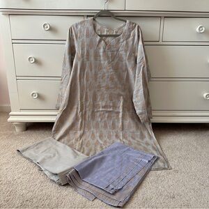 Pakistani 3piece banarsi lawn dress